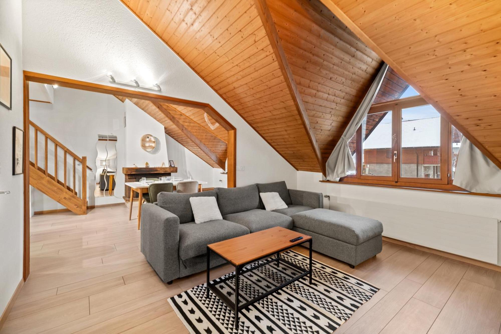 Cosy Appartement Lumineux Et Spacieux A Charmey Bagian luar foto