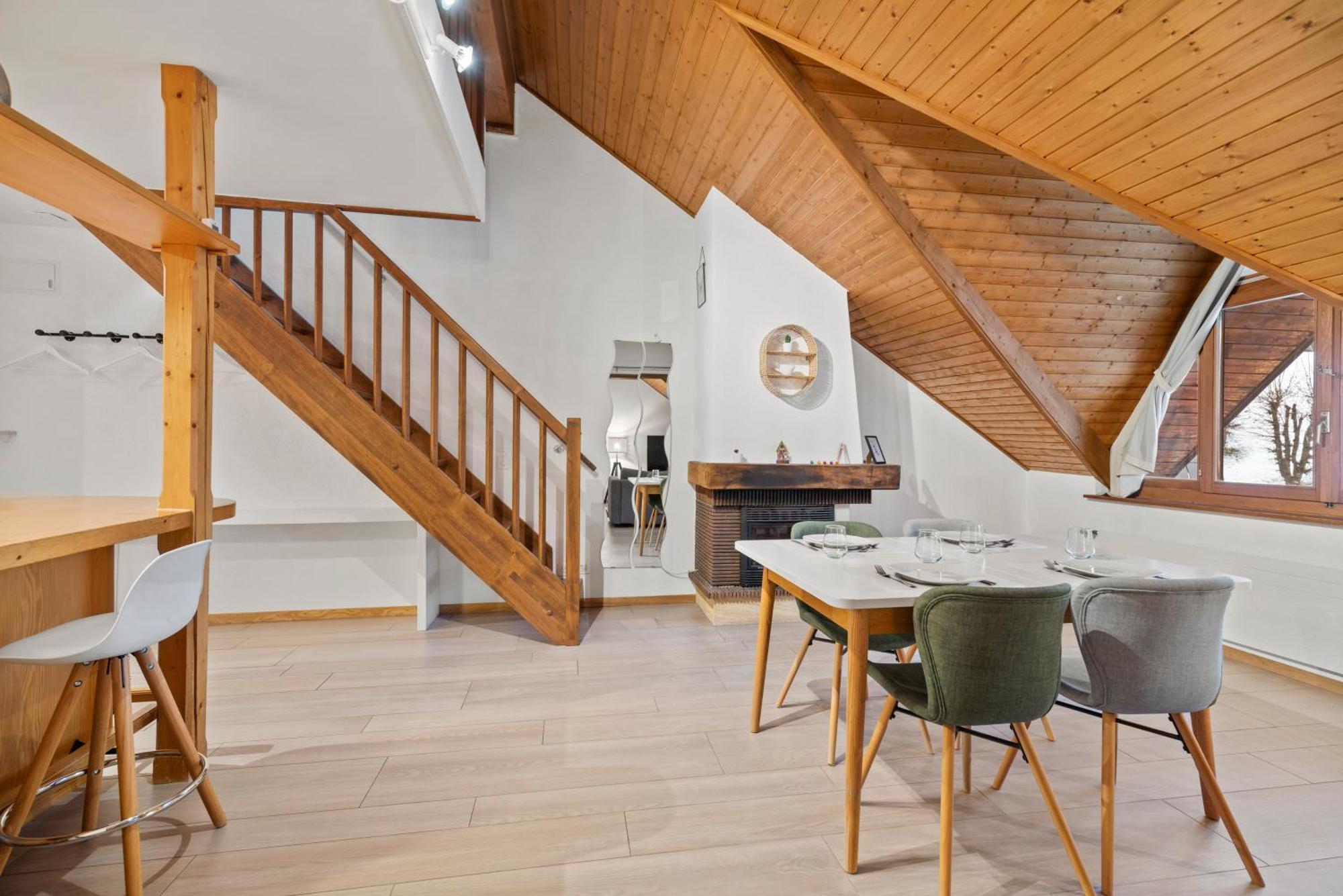 Cosy Appartement Lumineux Et Spacieux A Charmey Bagian luar foto
